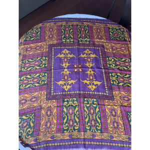 Vintage B.G. Street 100% Wool Scarf Japan Tapestry Paisley